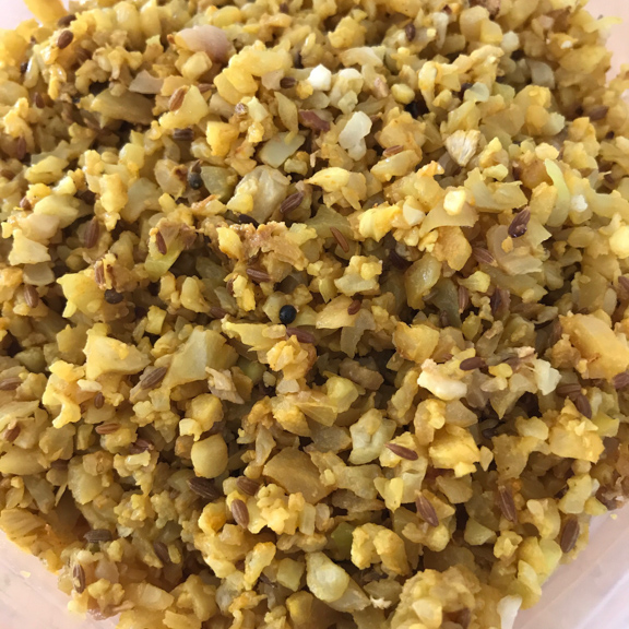 CUMIN CAULIFLOWER RICE